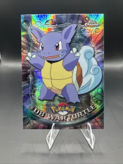 Wartortle Topps Chrome Pokemon Spectra #8 - Image 1