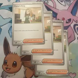Daisy's Help 158/165 x4 - 4x Trainer Playset - Pokemon S&V 151 - 4 Card Set - Image 1