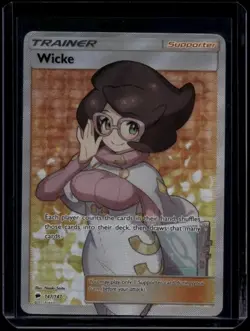 Pokemon TCG Wicke 147/147 Sun & Moon Burning Shadows Full Art NM/LP - Image 1
