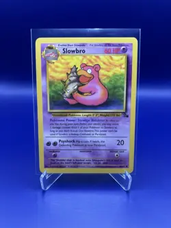 Pokemon TCG Slowbro 43/62 Fossil English LP - Image 1