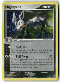 Mightyena [DX - 12/107] Holo Rare Deoxys EN DM - Image 1