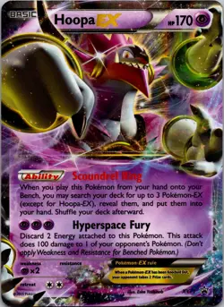 Hoopa EX XY71 Holo Promo XY Promo Pokemon Near Mint - Image 1