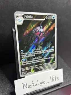 Palafin 225/091 Pokemon Paldean Fates Illustration Rare (IR) Holo NM-LP - Image 3