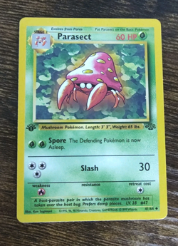 Pokemon Jungle 1st Edition Parasect 41/64 Non Holo NM- - Image 1