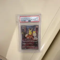 Full-Art Detective Pikachu Pokemon 2023 Pre-Order Promo Japanese 098/SV-P PSA 10 - Image 1