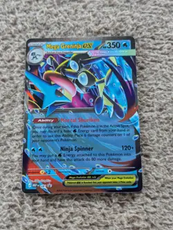 PROMO Mega Greninja ex - 081 Pokemon ME: Mega Evolution NM/M Holo Pack Fresh - Image 1