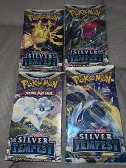Pokemon TCG Sword & Shield Silver Tempest 32x SEALED Booster Pack Lot EN 2022 - Image 2