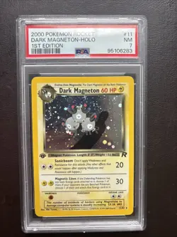 2000 Pokemon Rocket Dark￼ Magneton-holo 1ST Edition - Image 1