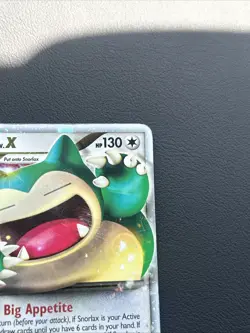 Pokemon Snorlax LV.X 111/111 Rising Rivals Ultra Rare Holo DMG - Image 5