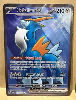 Pokemon Cobalion EX 103/086 Ultra Rare Holo ENG NM FAST SHIPPING🔥📫💨 - Image 1