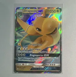 The Pokemon Company Dragonite GX 37/70 Dragon Majesty Ultra Rare Holo Eng 250 HP - Image 1