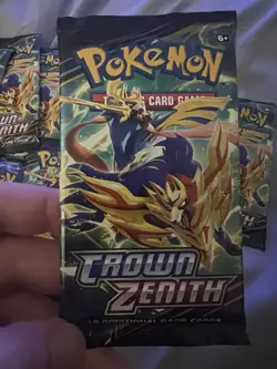Crown Zenith Lot of 14 Pokemon TCG Sealed Booster Packs - Image 3
