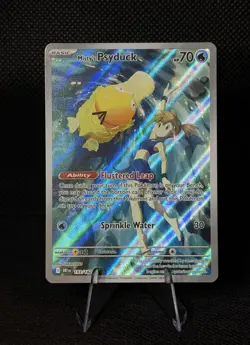 Pokemon TCG Misty's Psyduck Destined Rivals 193/182 Illustration Rare 🧼 - Image 1