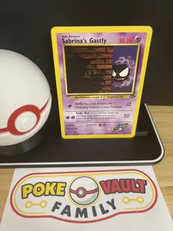 Pokemon Sabrina's Gastly #96/132 Gym Challenge WOTC Unlimited NM - Image 1