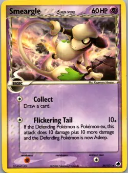 Smeargle 39/101 Uncommon Dragon Frontiers Pokemon Lightly Played - Image 1