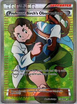 Professor Birch's Observations 159/160 Ultra Rare Primal Clash Pokemon Holo LP - Image 1