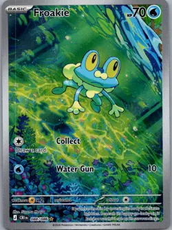Froakie 088/086 Holo Illustration Rare Chaos Rising Pokemon Near Mint - Image 1