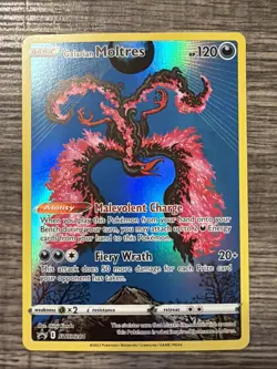 2023 POKEMON SWSH BLACK STAR PROMO 284 GALARIAN MOLTRES - Image 1