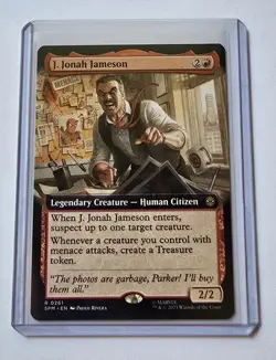 J. Jonah Jameson MTG Marvel's Spider-Man, Boarderless Regular - Image 1