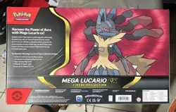 Pokemon TCG Mega Lucario ex Premium Figure Collection Box Factory Sealed - Image 3