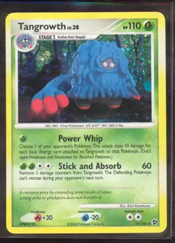 Pokemon TANGROWTH 10/106 Great Encounters - RARE HOLO - NEAR MINT/MINT - Image 1