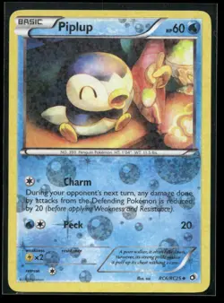 Piplup RC6/RC25 Holo Legendary Treasures: Radiant Collection LP Pokemon - Image 1