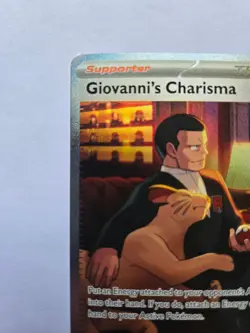 Giovanni's Charisma 204/165 Sv: Scarlet & Violet 151 Holo Read Description - Image 2