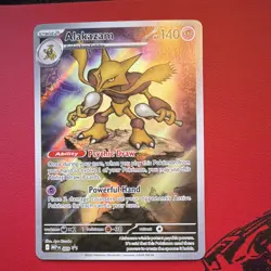 Pokemon 2025 Alakazam 009 Mega Evolution Promo Holo ENG NM - Image 1