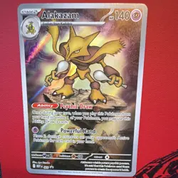 Pokemon 2025 Alakazam 009 Mega Evolution Promo Holo ENG NM - Image 3