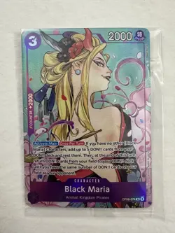 ENG One Piece CCG – Black Maria (OP08-074) SR NM/M Pack Fresh - Image 1