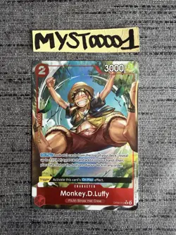 Carte One Piece Monkey D Luffy OP06-013 R Alt Art English Card - Image 1