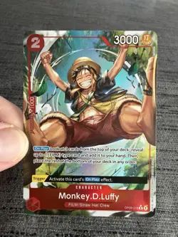 Carte One Piece Monkey D Luffy OP06-013 R Alt Art English Card - Image 5