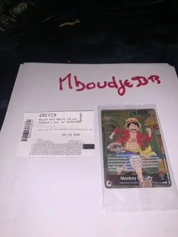 Carte One Piece TCG – Monkey D. Luffy OP13-001 – Musee Grevin Paris Exclusive - Image 4