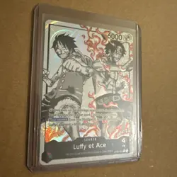 Carte One Piece Luffy et Ace Leader ST30-001 alt FR - Image 1