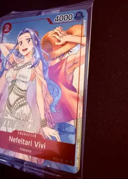One Piece TCG Nefeltari Vivi ST01-009 Pre Release Winner Promo Englisch Sealed - Image 3