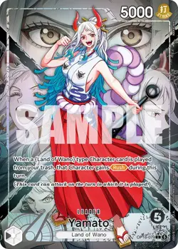 One Piece The Time of Battle Yamato Leader Alt Art OP16-079 NM english - Image 1
