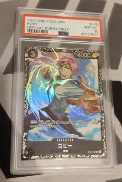 Carte One Piece 2023 japonaise Koby Flagship Event Prize Op-02 #98 PSA 10 - Image 3