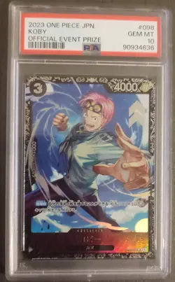 Carte One Piece 2023 japonaise Koby Flagship Event Prize Op-02 #98 PSA 10 - Image 4