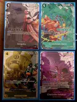 🔥 (Lot Of 4) One Piece Card Game Winner bundle 🔥 - Image 1