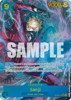 One Piece Wings of the Captain Sanji Alt Art OP06-119 NM english - Image 1