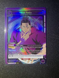 Aoi Todo Union Arena TCG Jujutsu Kaisen UE03BT/JJK-1-081 SR Holo English LP - Image 1