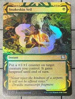*foil* SNAKESKIN VEIL 057 Strixhaven Mystical Archives MTG Magic - Image 1