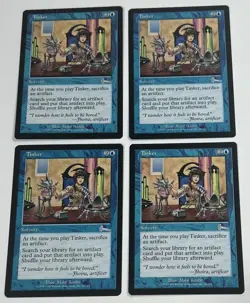 MTG Urza's Legacy TINKER x4 *Near-Mint/Mint *playset *magic - Image 1