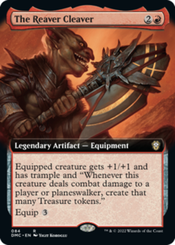 1x MTG The Reaver Cleaver - Extended Art Near Mint, English - Commander: Dominar - Image 1