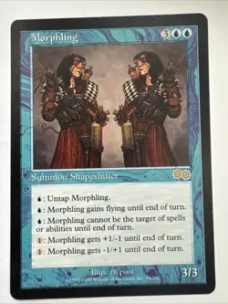 Magic: The Gathering - MTG - Morphling - Urza's Saga - Rare - Creature MP - Image 1