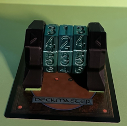 Spindown dial life counter - Tabletop/MTG - 3 Digit - Unique Metallic Turquoise - Image 1