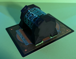 Spindown dial life counter - Tabletop/MTG - 3 Digit - Unique Metallic Turquoise - Image 2