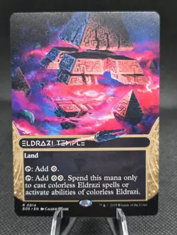 MTG - Eldrazi Temple (Borderless) - Edge Of Eternities: Stellar Sights - Image 1