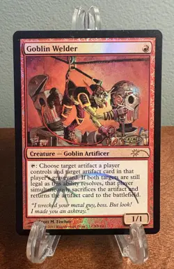 MTG Goblin Welder Foil 2011 Judge Promo Gift #8 Magic The Gathering - Image 1