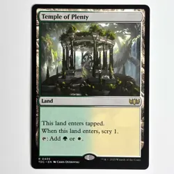 TEMPLE OF PLENTY MTG TDC - CARTE MAGIC THE GATHERING EN NEUF - Image 1